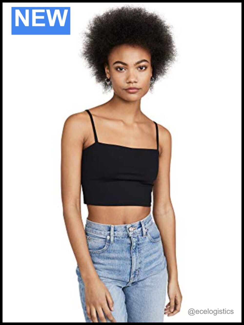 Susana Monaco Crop String Top Sleeveless Jersey
